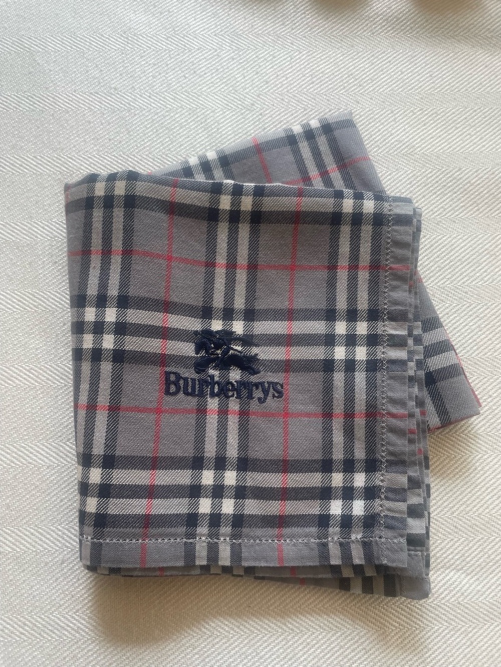 Burberry scarf print pocket square